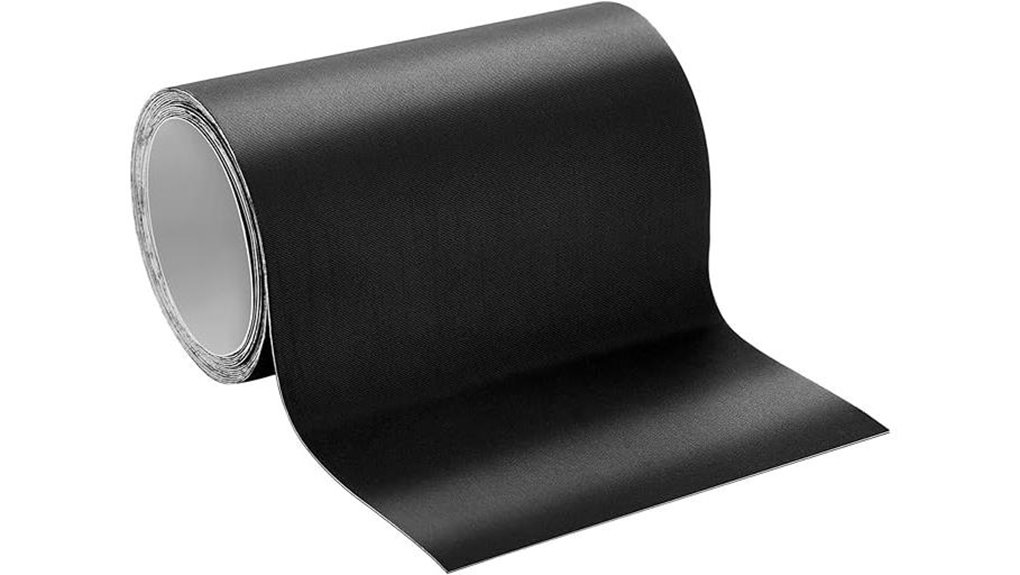 black nylon repair patches kit