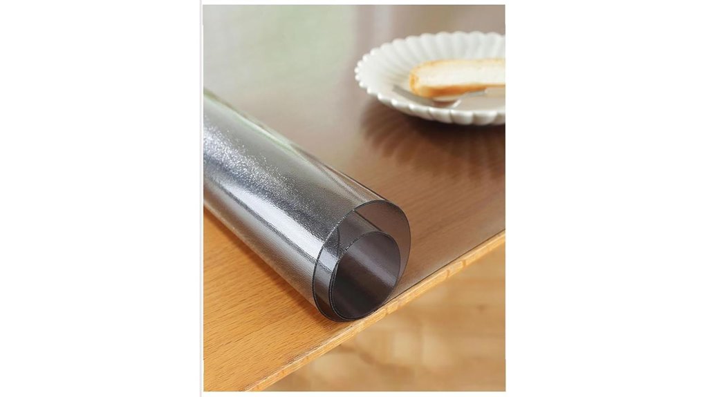 black pvc waterproof table protector