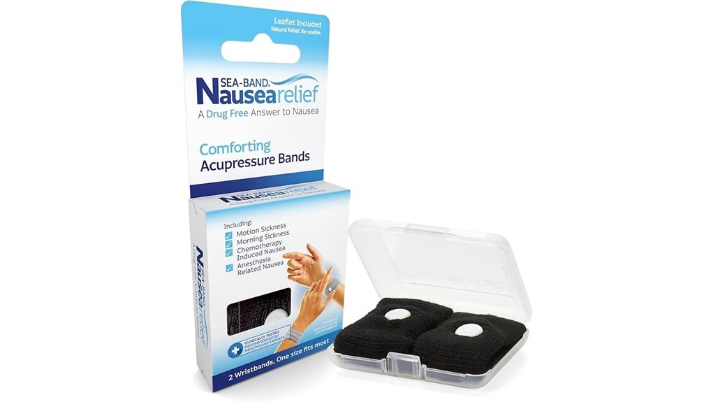 black sea band anti nausea wristbands