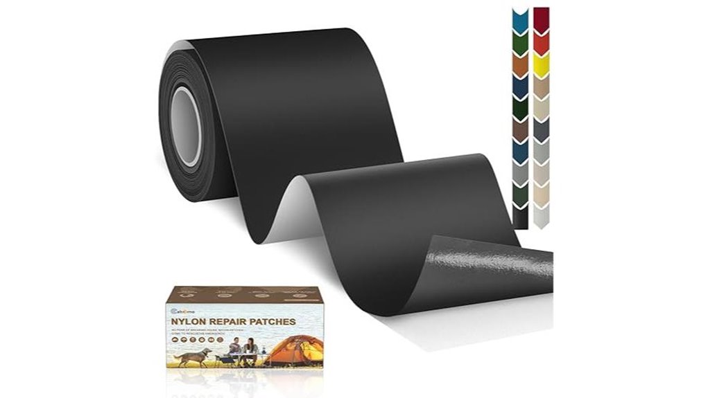 black self adhesive nylon repair tape
