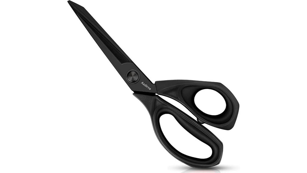 black soft grip dressmaking scissors