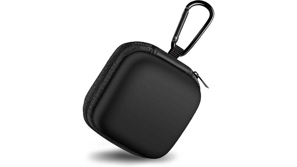 black square eva earbud case