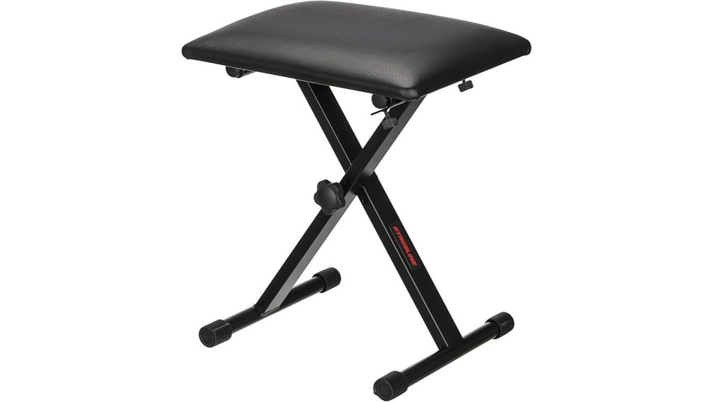 black stageline kb40 keyboard bench