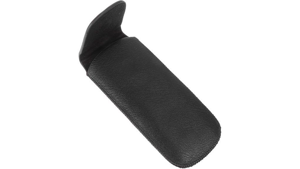 black ten hole leather harmonica case