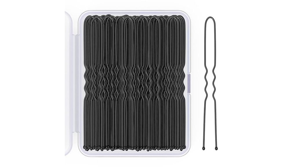 black u shaped hair pins 100
