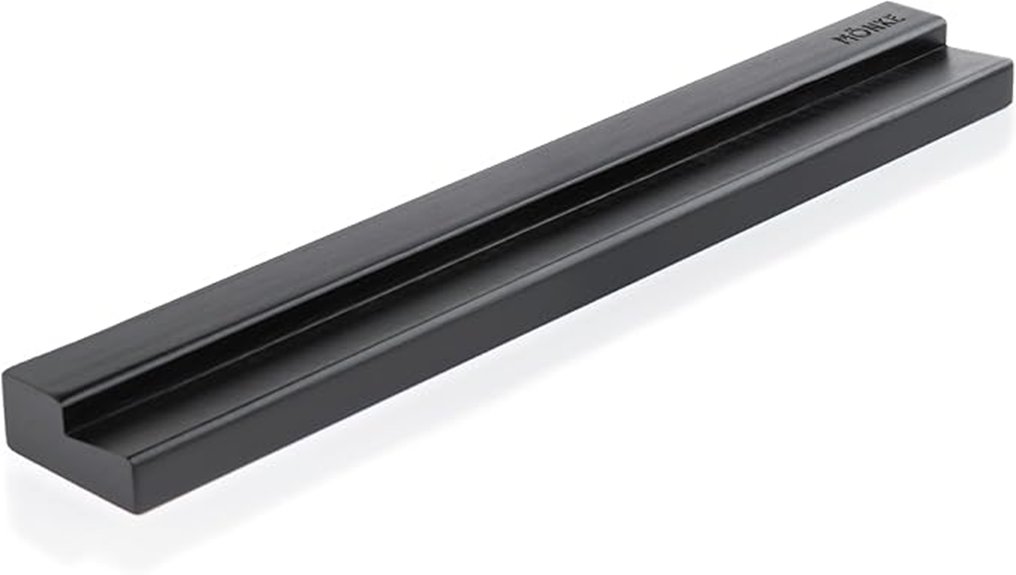 black vinyl record shelf