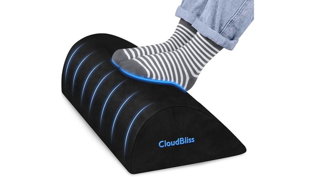 black washable under desk footrest