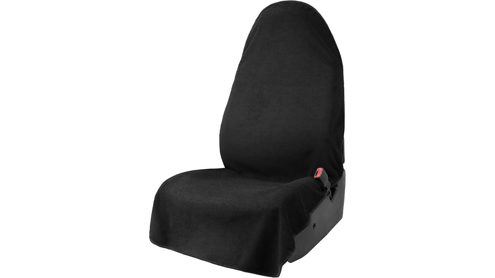 black waterproof non slip seatcover