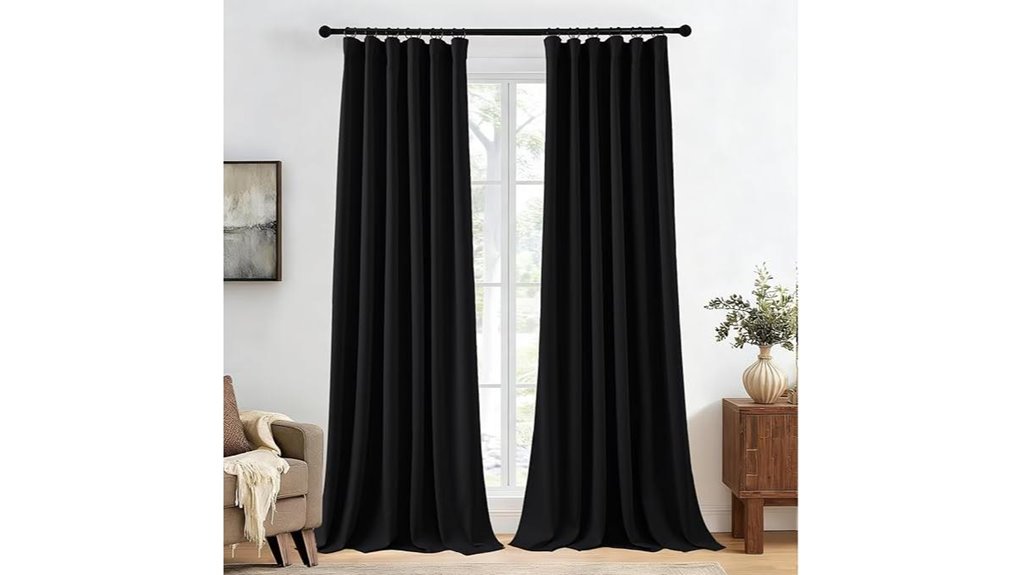blackout thermal curtains 52x84