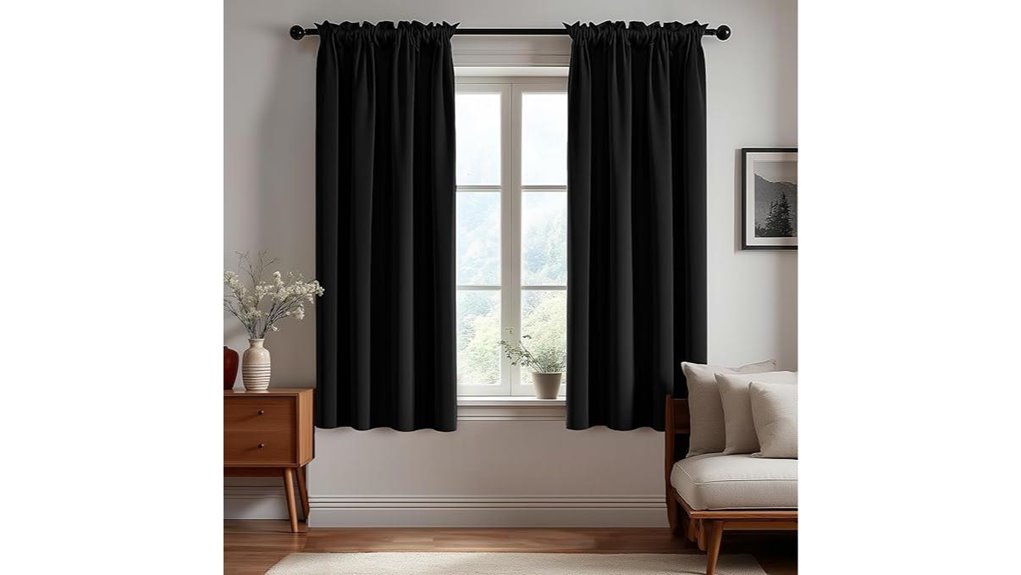 blackout thermal insulated curtains