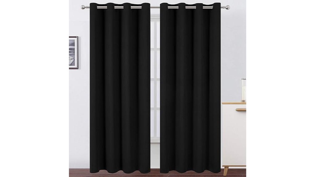 blackout thermal insulated curtains