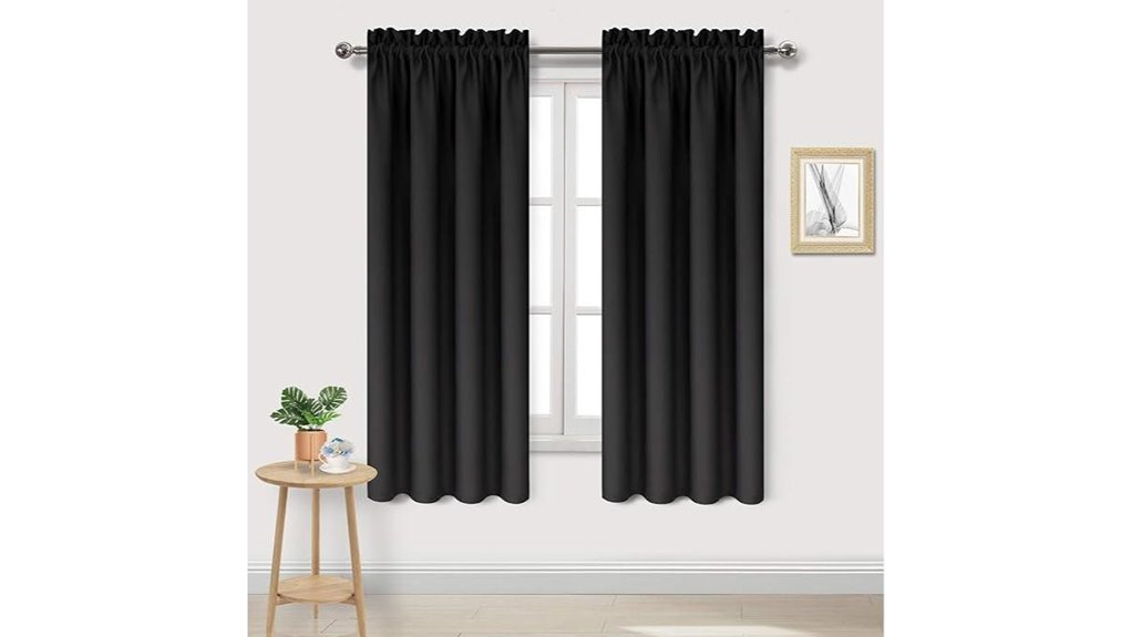 blackout thermal insulated curtains pack