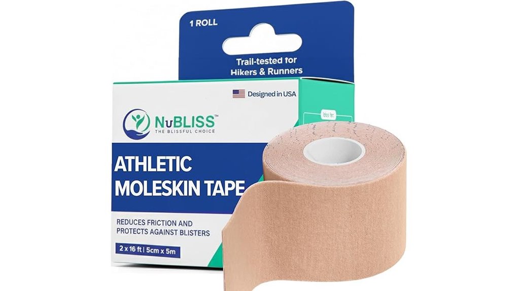 blister preventing moleskin padding roll