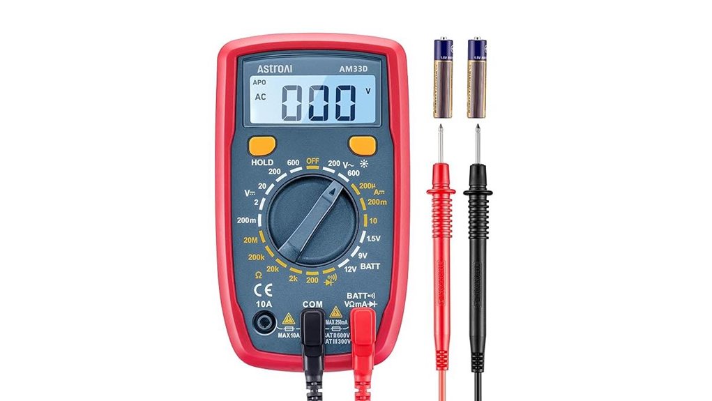 blue 2000 count digital multimeter