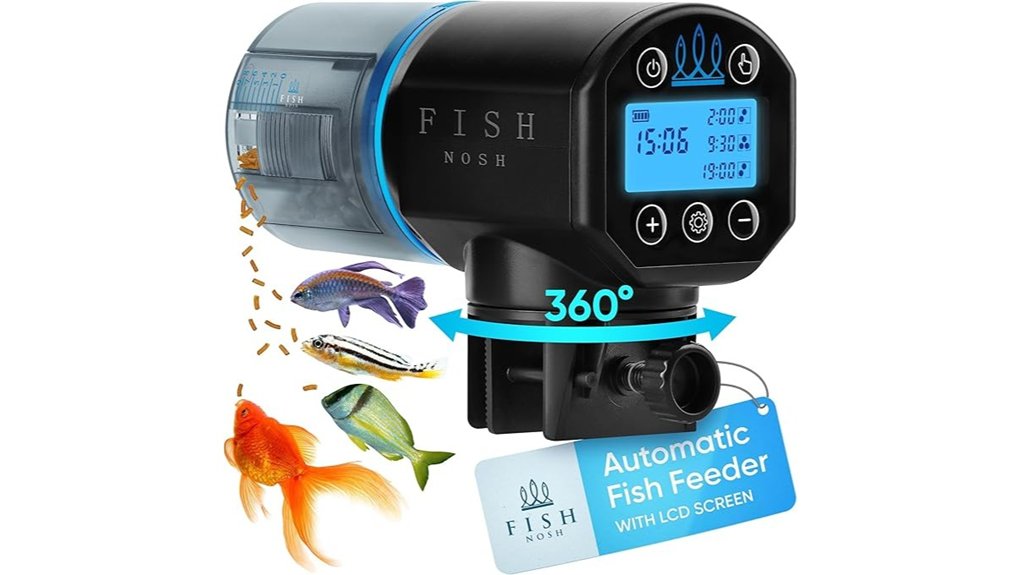 blue 2026 automatic fish feeder