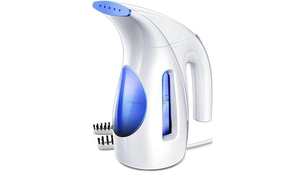 blue 700w portable handheld steamer