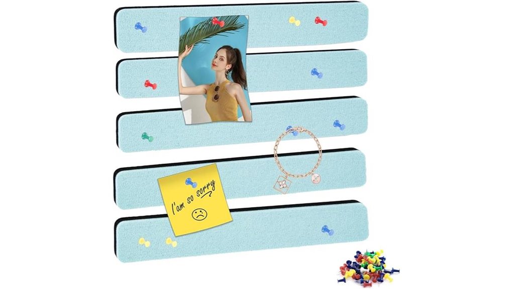 blue cork office wallboard