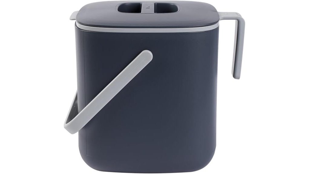 blue ginkgo gray compost bin