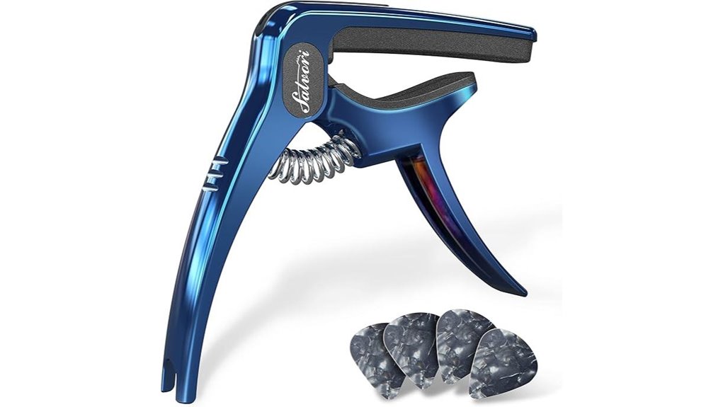 blue gradient heavy duty capo