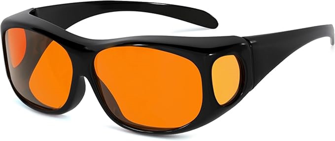 blue light blocking amber fitovers