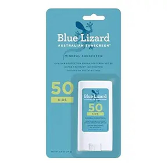 blue lizard kids spf50 stick