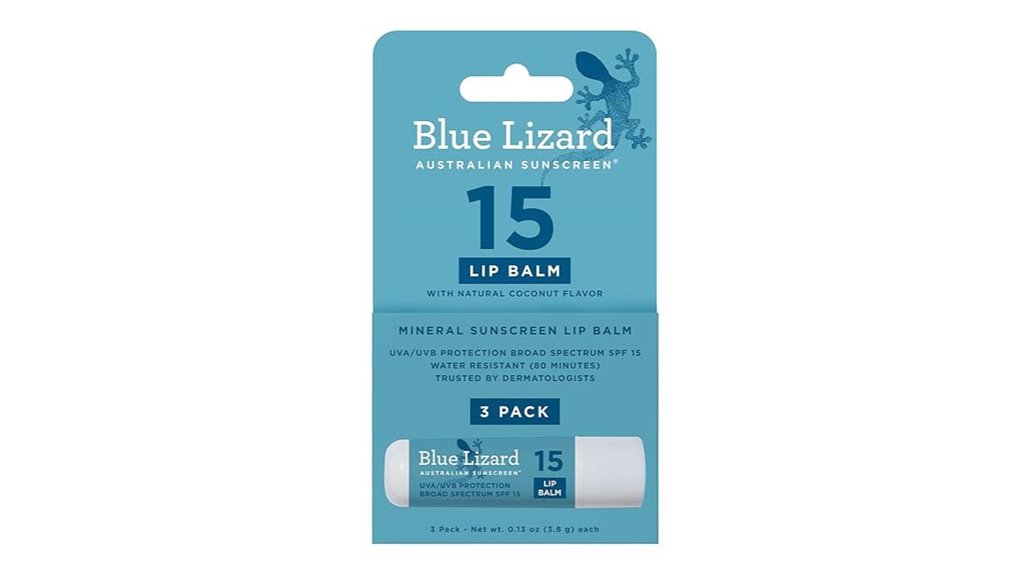 blue lizard spf15 lip balm