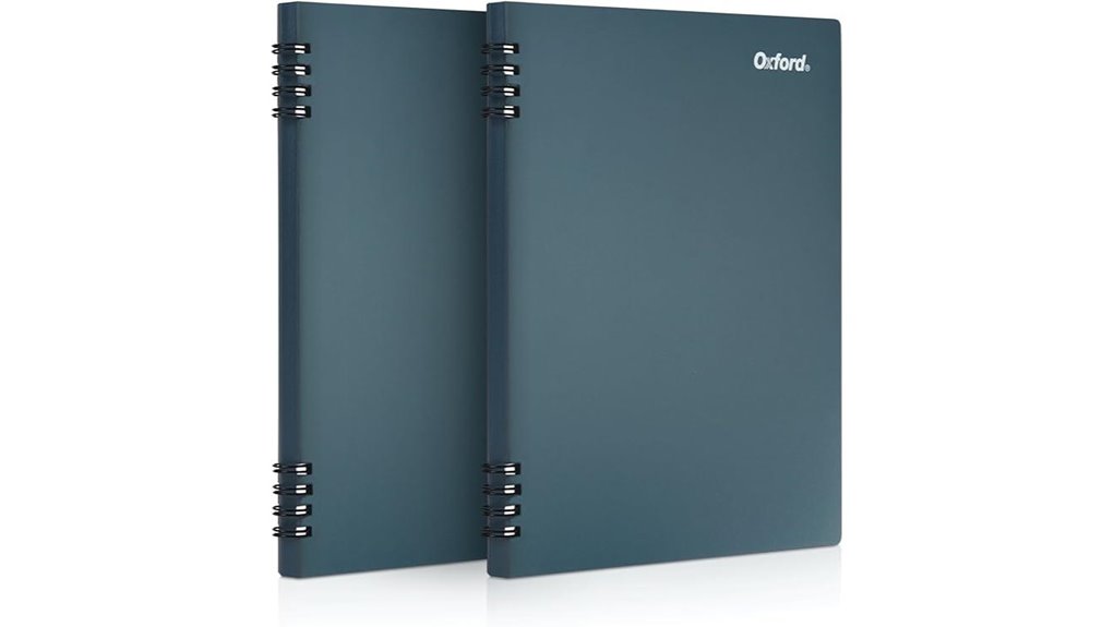 blue oxford stone paper notebook