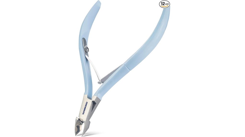 blue professional cuticle nippers