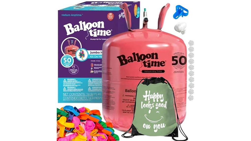 blue ribbon helium balloon kit
