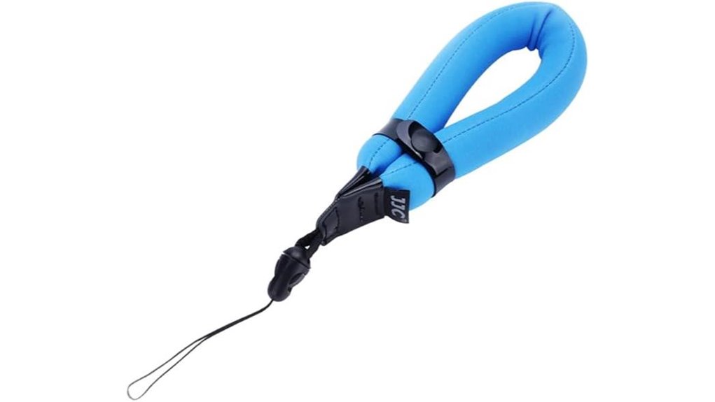 blue waterproof floating wrist strap