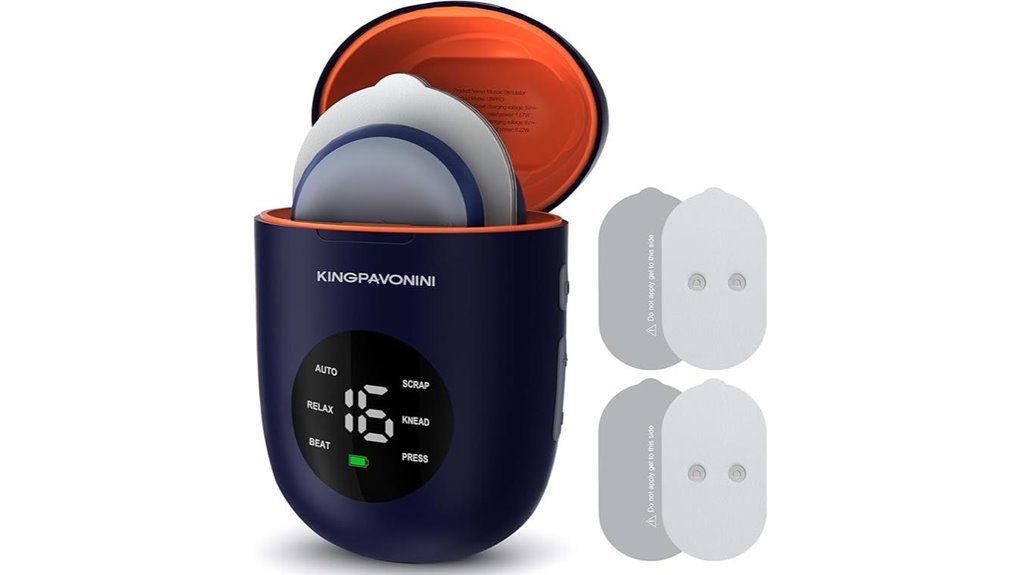 blue wireless tens ems stimulator