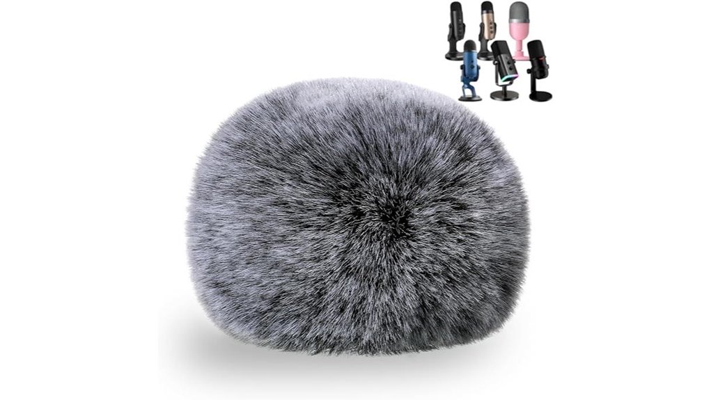 blue yeti furry pop filter