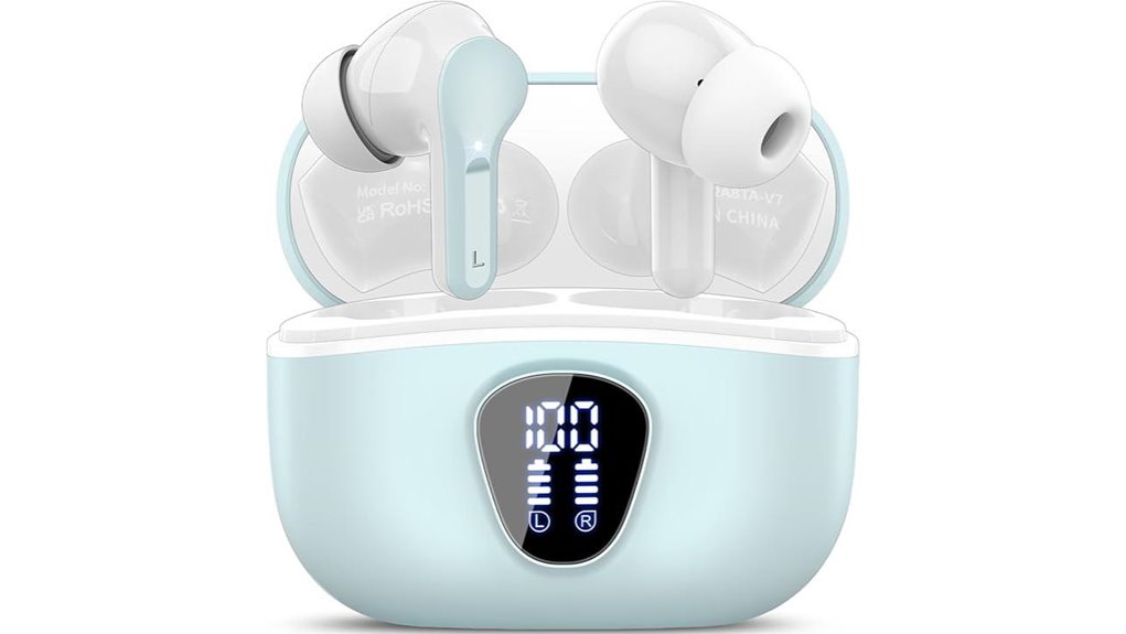 bluetooth 5 4 enc mic earbuds