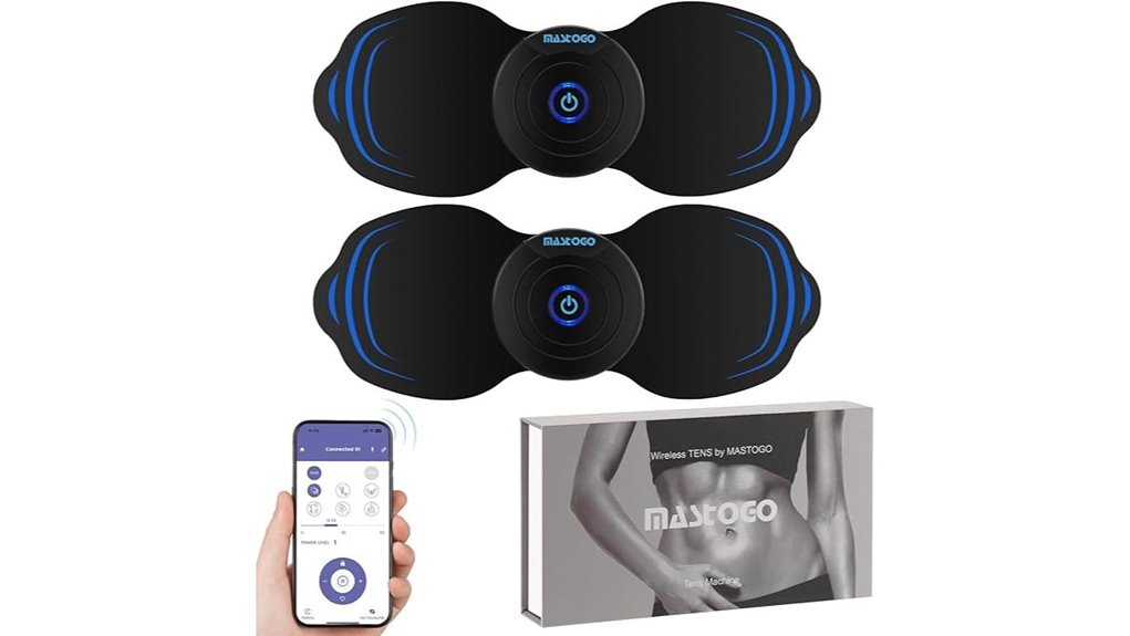 bluetooth app controlled muscle stimulator