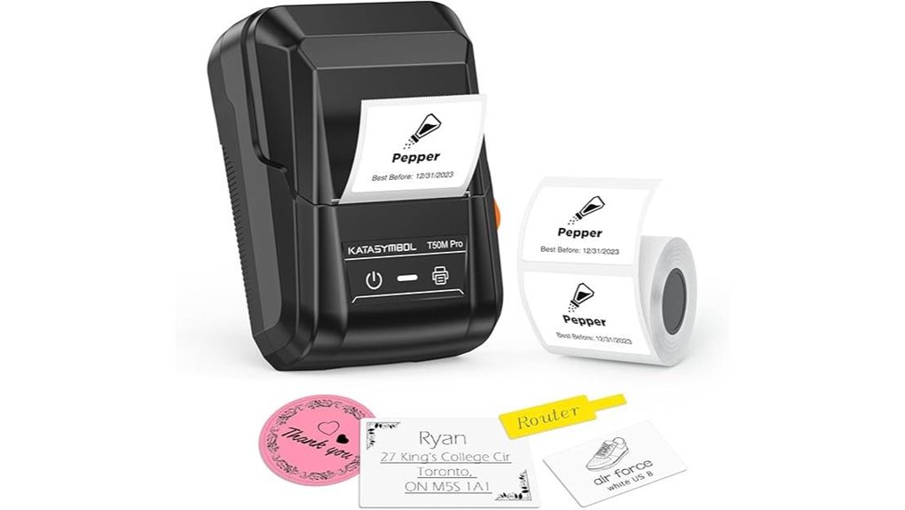 bluetooth inkless label maker