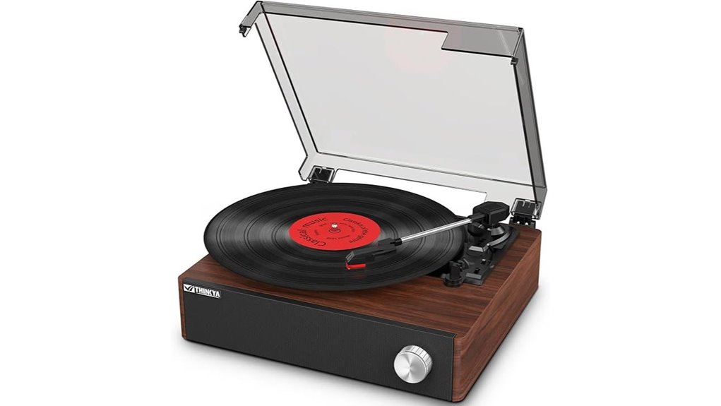 bluetooth turntable with speakers