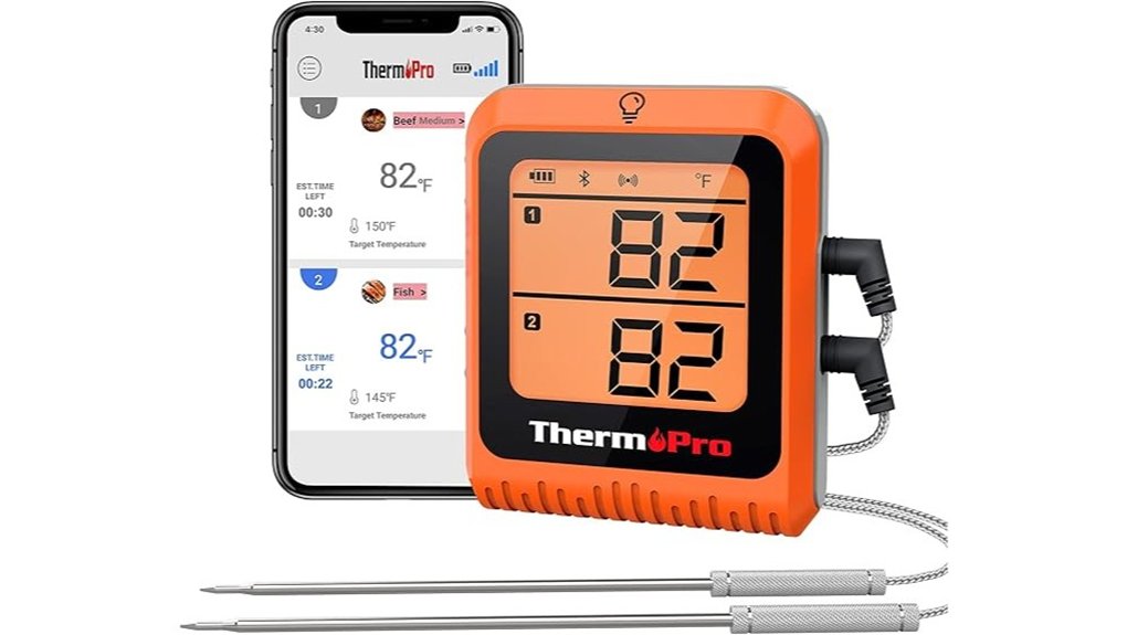bluetooth wireless meat thermometer
