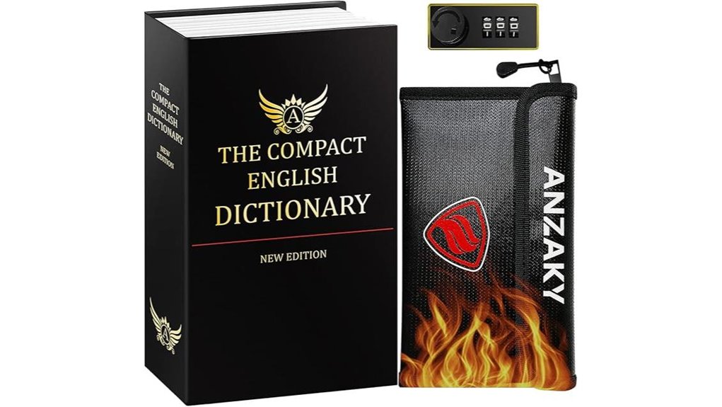 book shaped combination lock safe