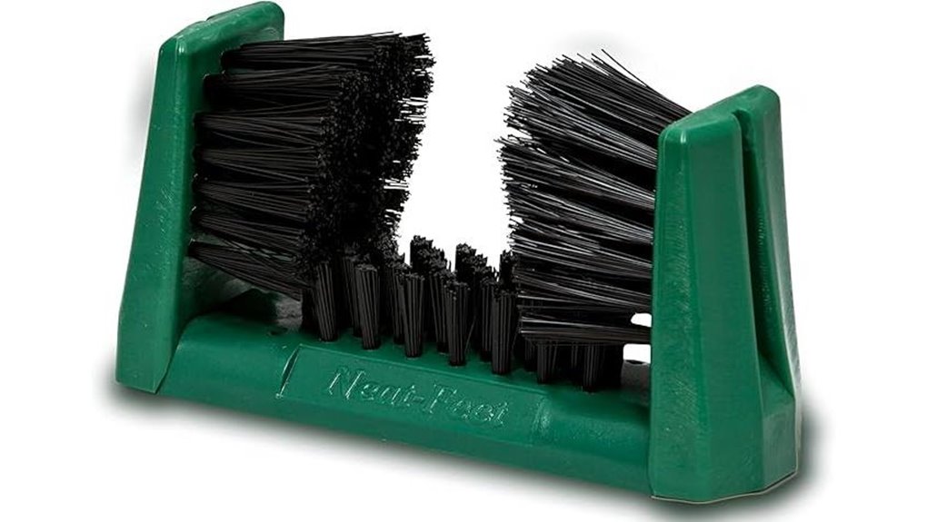 boot cleaning brush station