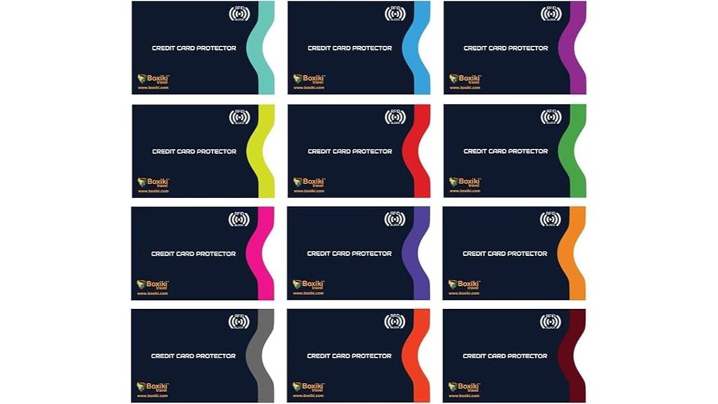 boxiki rfid blocking card sleeves