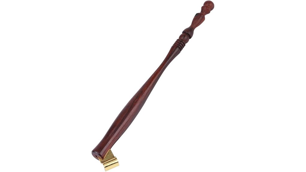 brass flanged calligraphy penholder