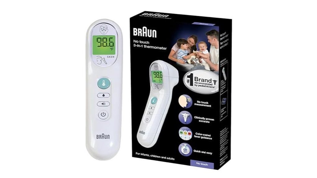 braun no touch thermometer