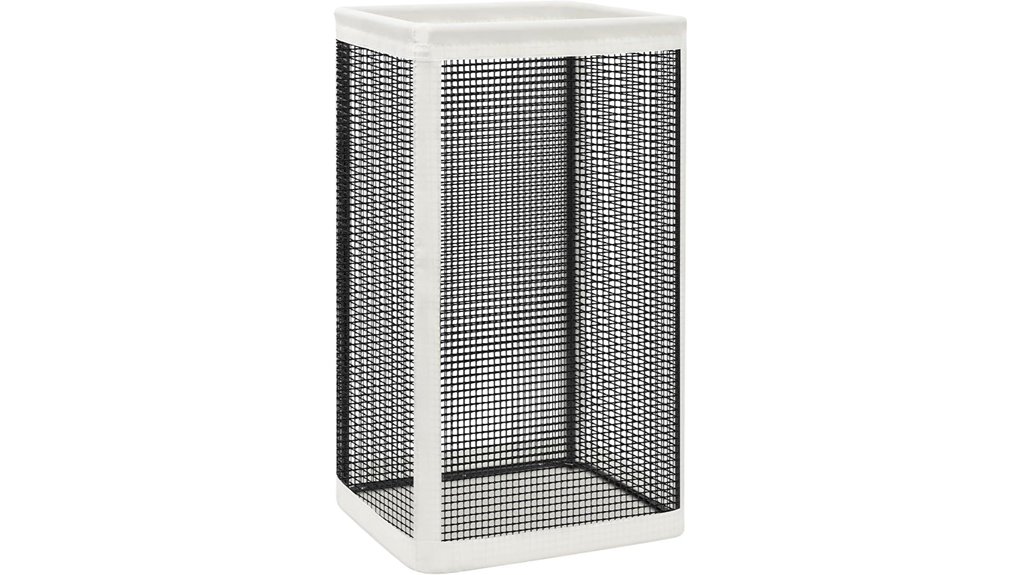 breathable collapsible mesh hamper