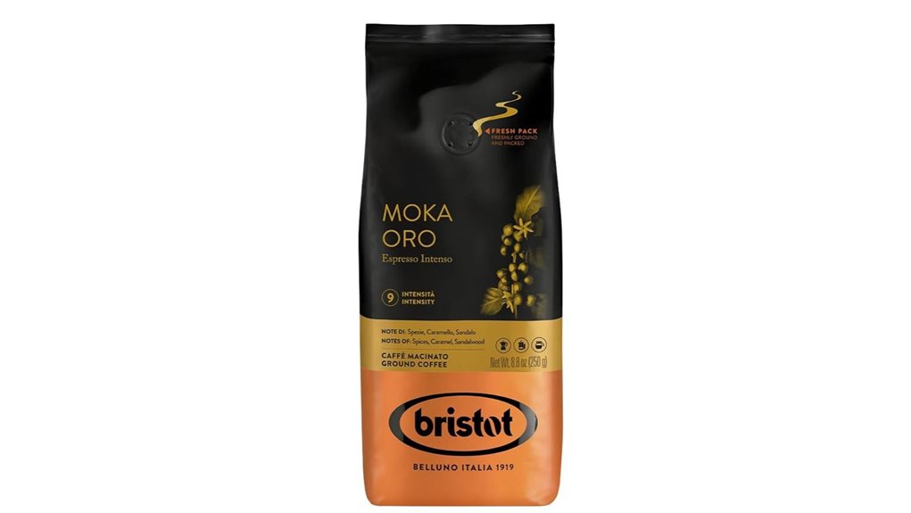 bristot moka oro medium roast