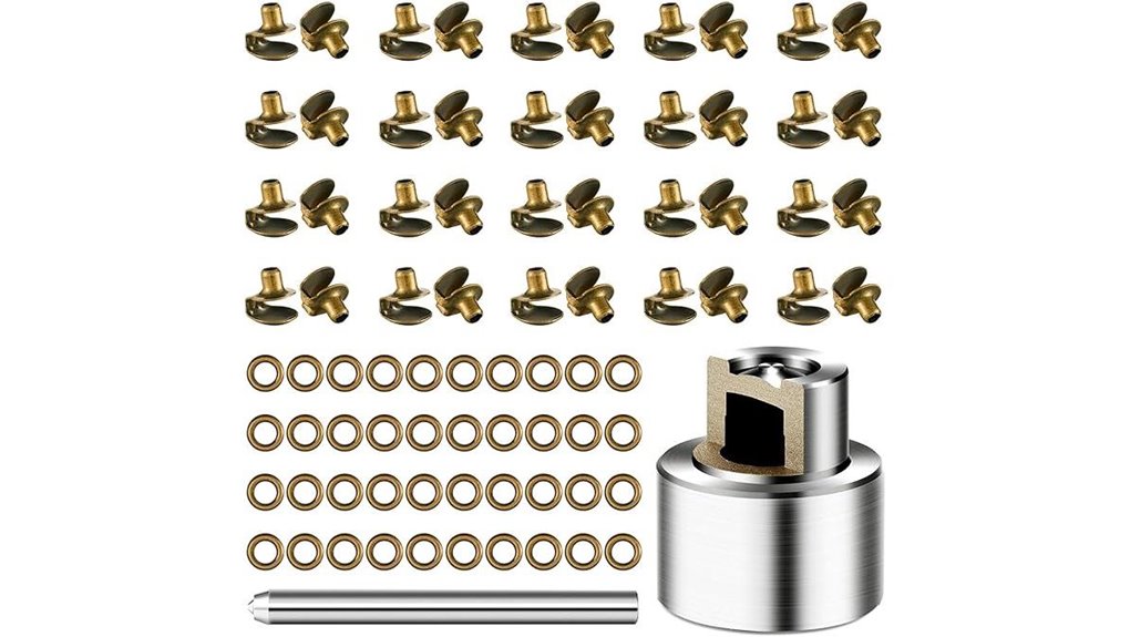 bronze boot lacing hardware