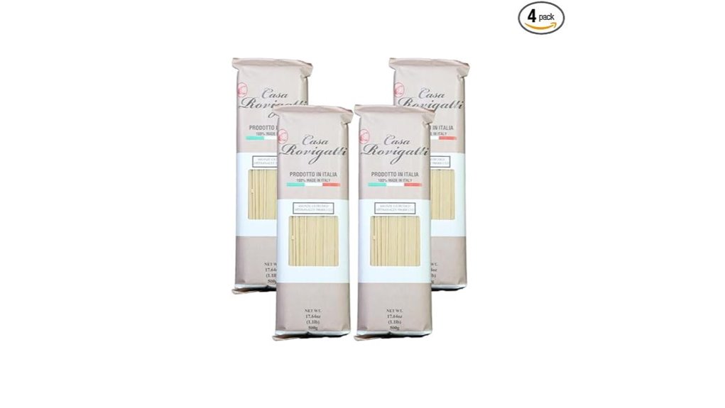 bronze extruded fettuccelle pasta pack