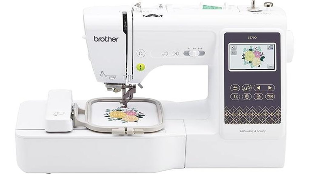 brother se700 sewing embroidery machine