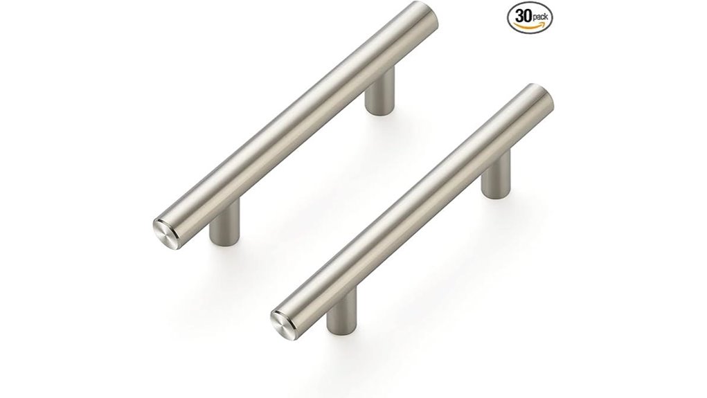 brushed nickel 5 inch pulls