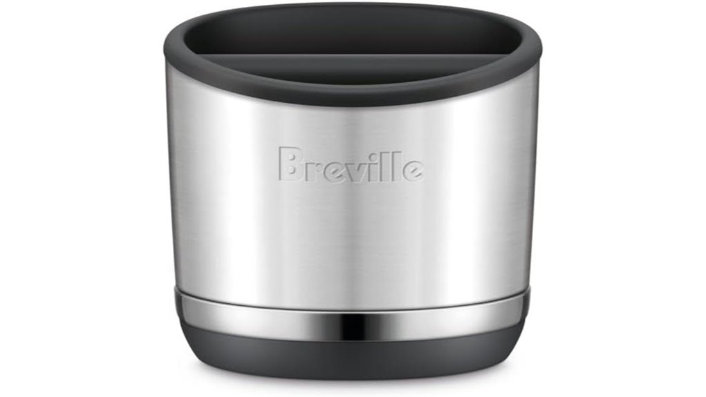 brushed stainless espresso knockbox