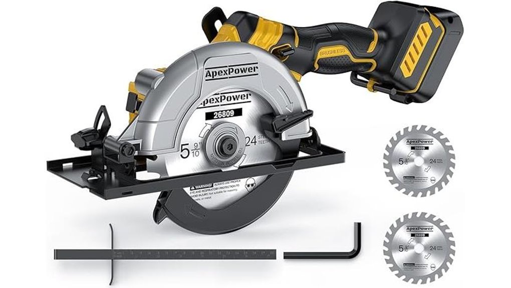 brushless 6 inch cordless circular saw